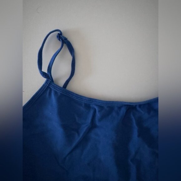 SHEIN EZWEAR SOLID CROP CAMI TOP ROYAL BLUE SIZE SMALL BARELY WORN - Picture 7 of 7